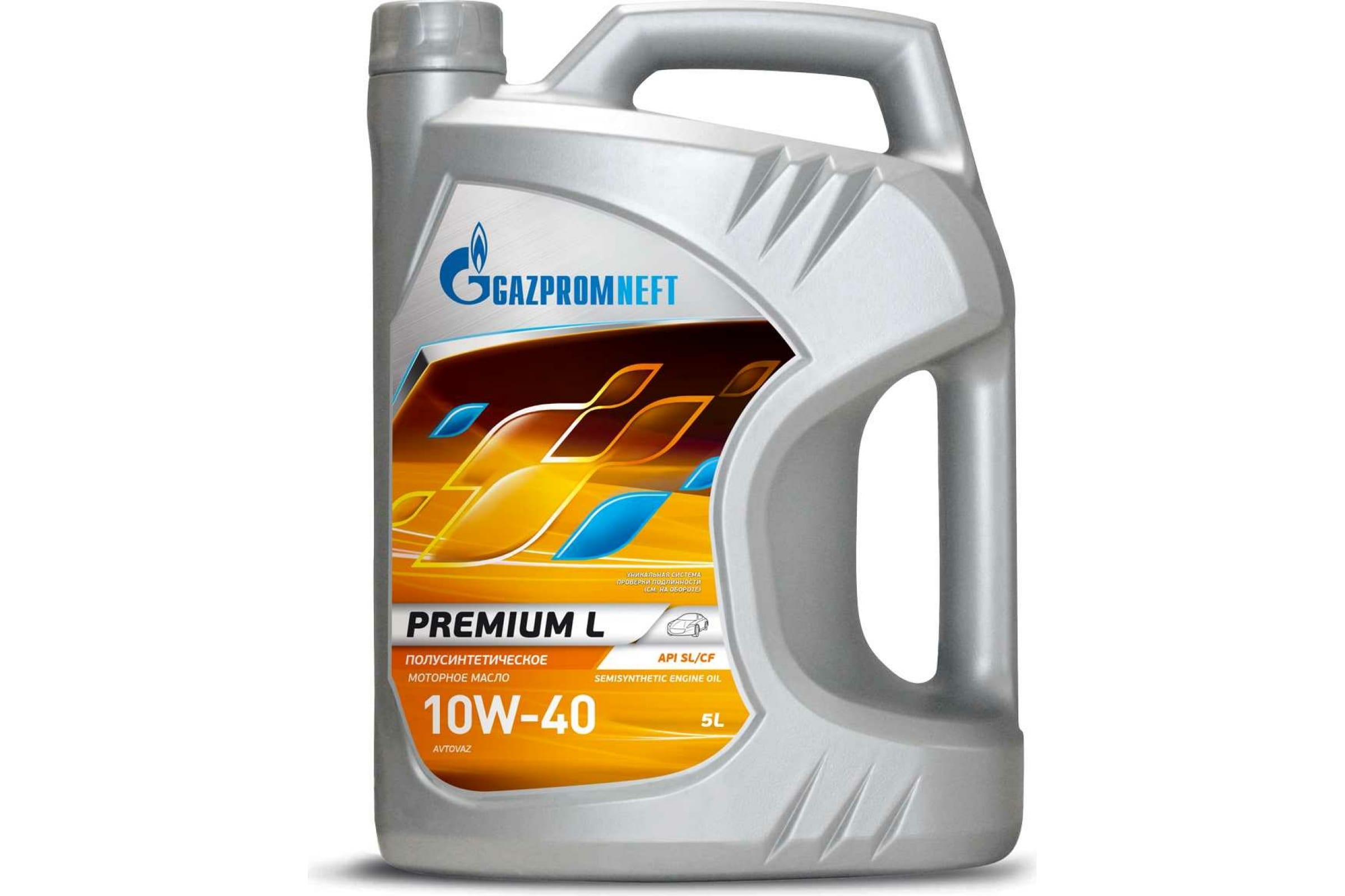 Масло моторное Gazpromneft Premium L 10W-40 API SL/CF (5л) (Картинка 2)