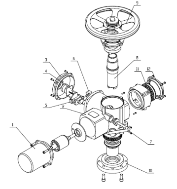 Электропривод ЭП-МА.80/18 380В А/F10 (Картинка 2)
