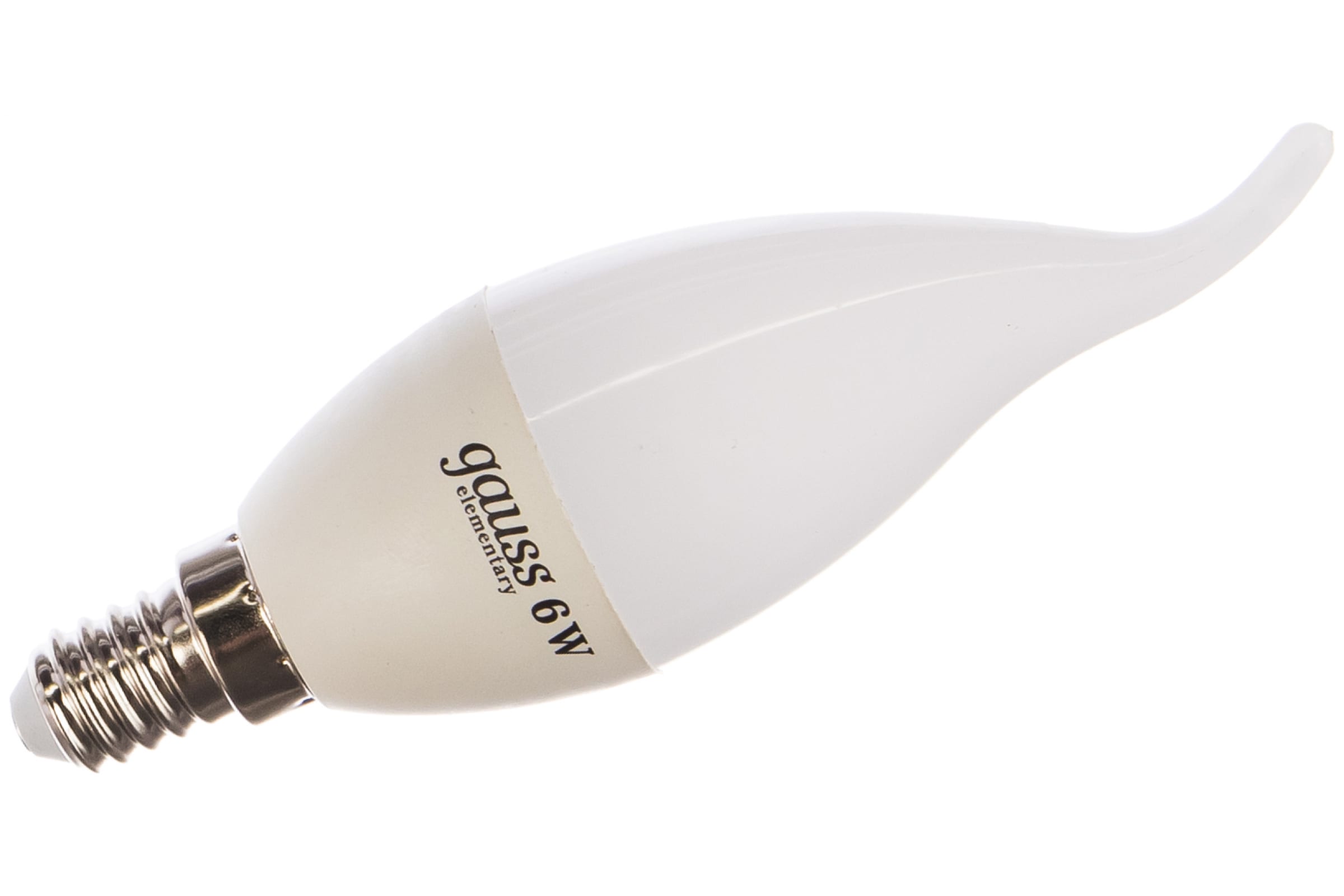 Лампа светодиодная Elementary 6Вт свеча на ветру 3000К тепл. бел. E14 420лм 180-240В (Картинка 2)