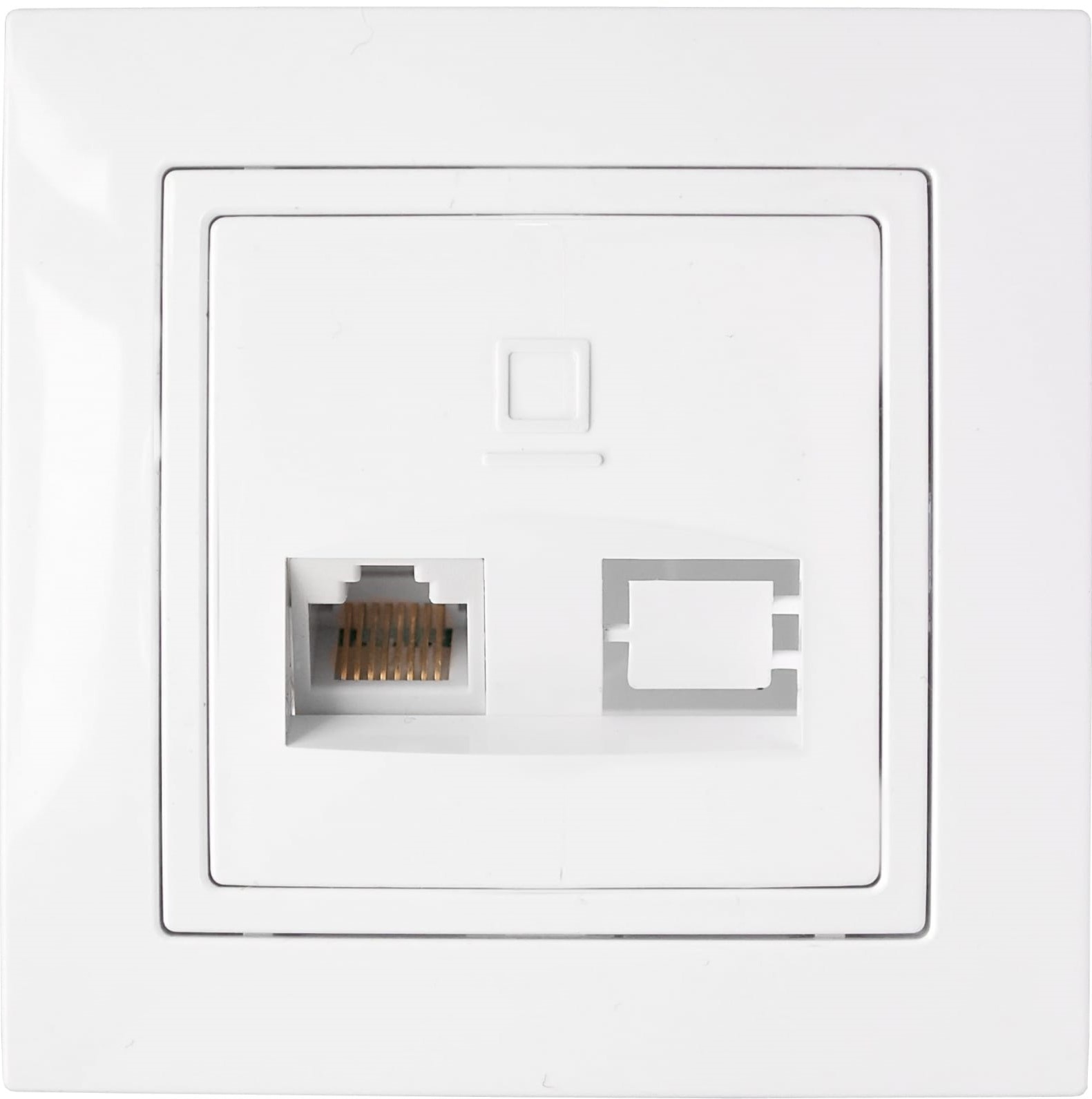 Розетка СП комбинированная RJ11+RJ45 