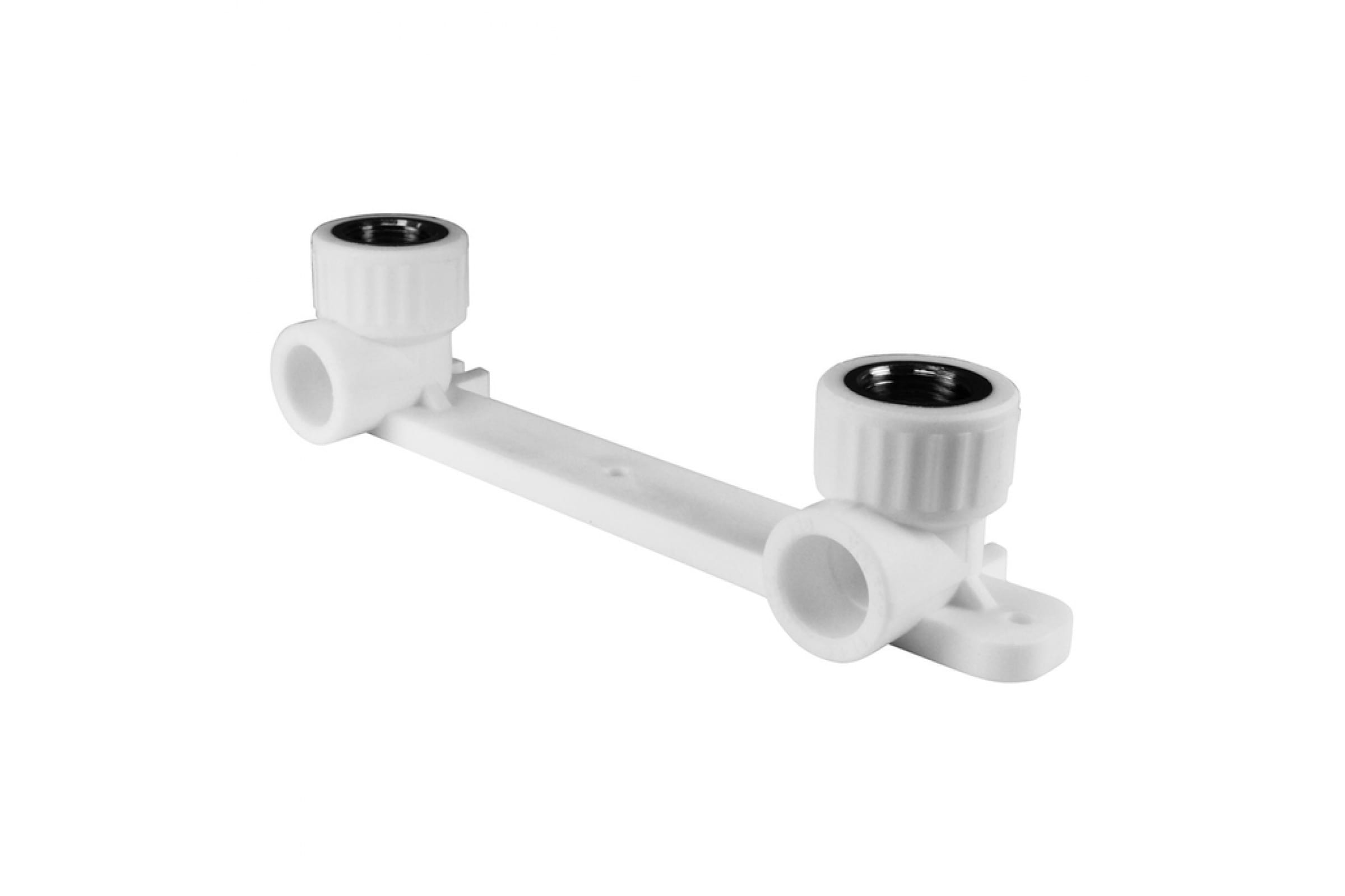 Угол 2х90 комбинированный с креплением ф-20х1/2