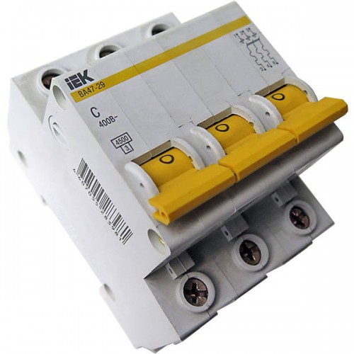 Авт. выкл. ВА 47-29 3п 32А С ИЭК (Картинка 2)