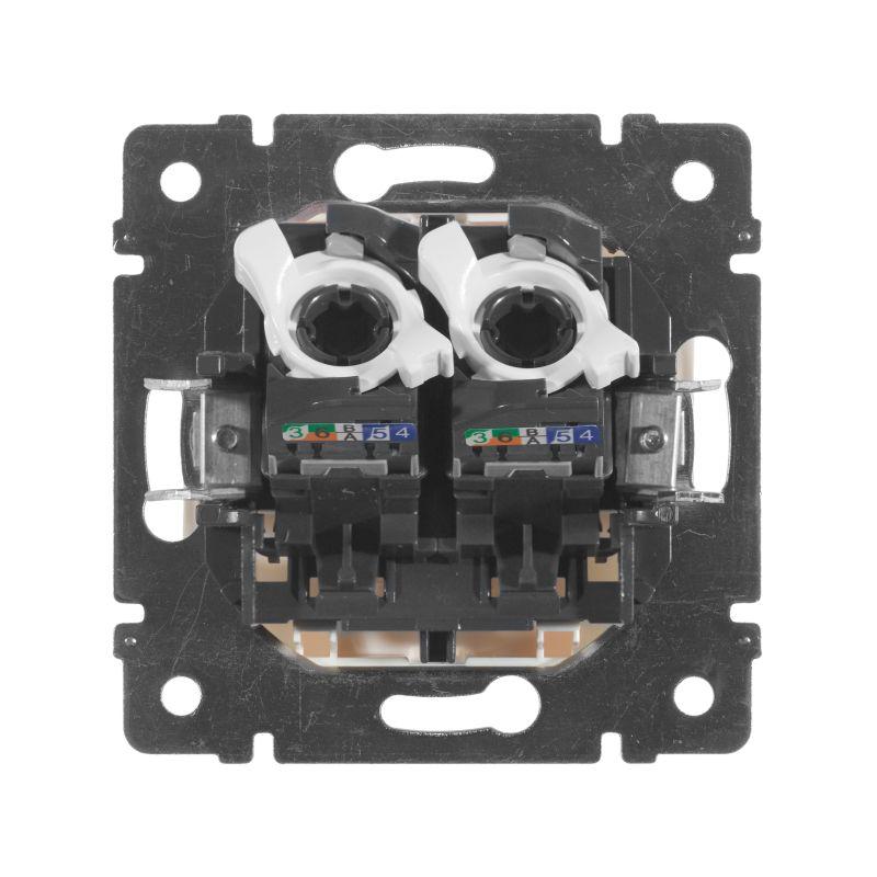 Розетка VALENA RJ45 UTP кат.5e 2вых. белая (774231) Legrand (Картинка 2)