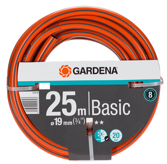 Шланг для полива Gardena Basic o19 мм 25 м, ПВХ (Картинка 2)
