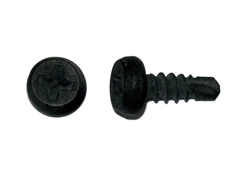 Саморез по металлу 3,5х9,5 фосфотированный с полуцилиндрической головкой сверлоконечный (Картинка 2)