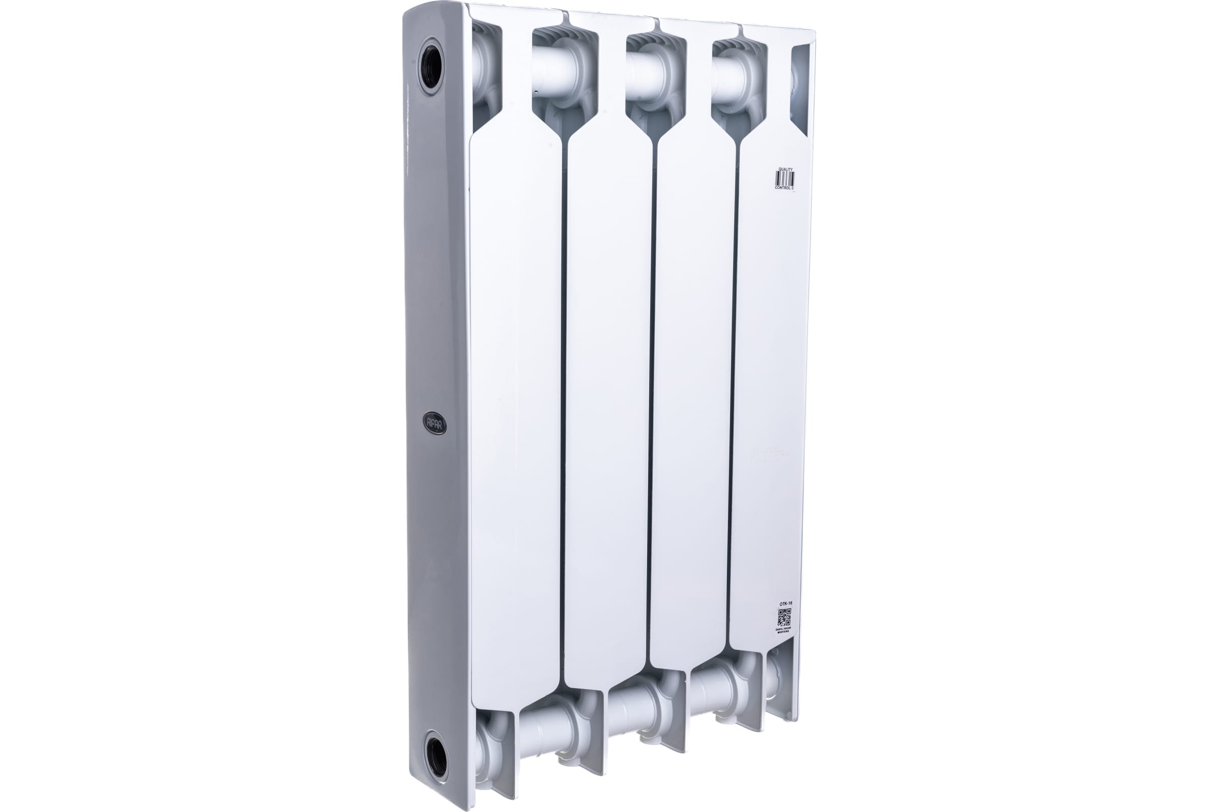 Радиатор биметалл 500/80 4 сек. SUPReMO S500-4 (Картинка 2)