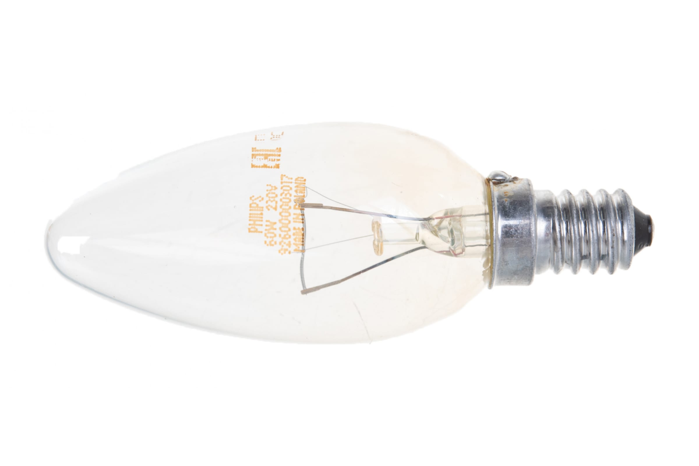Лампа нак. B35 60Вт Е14 230V CL Philips (Картинка 2)